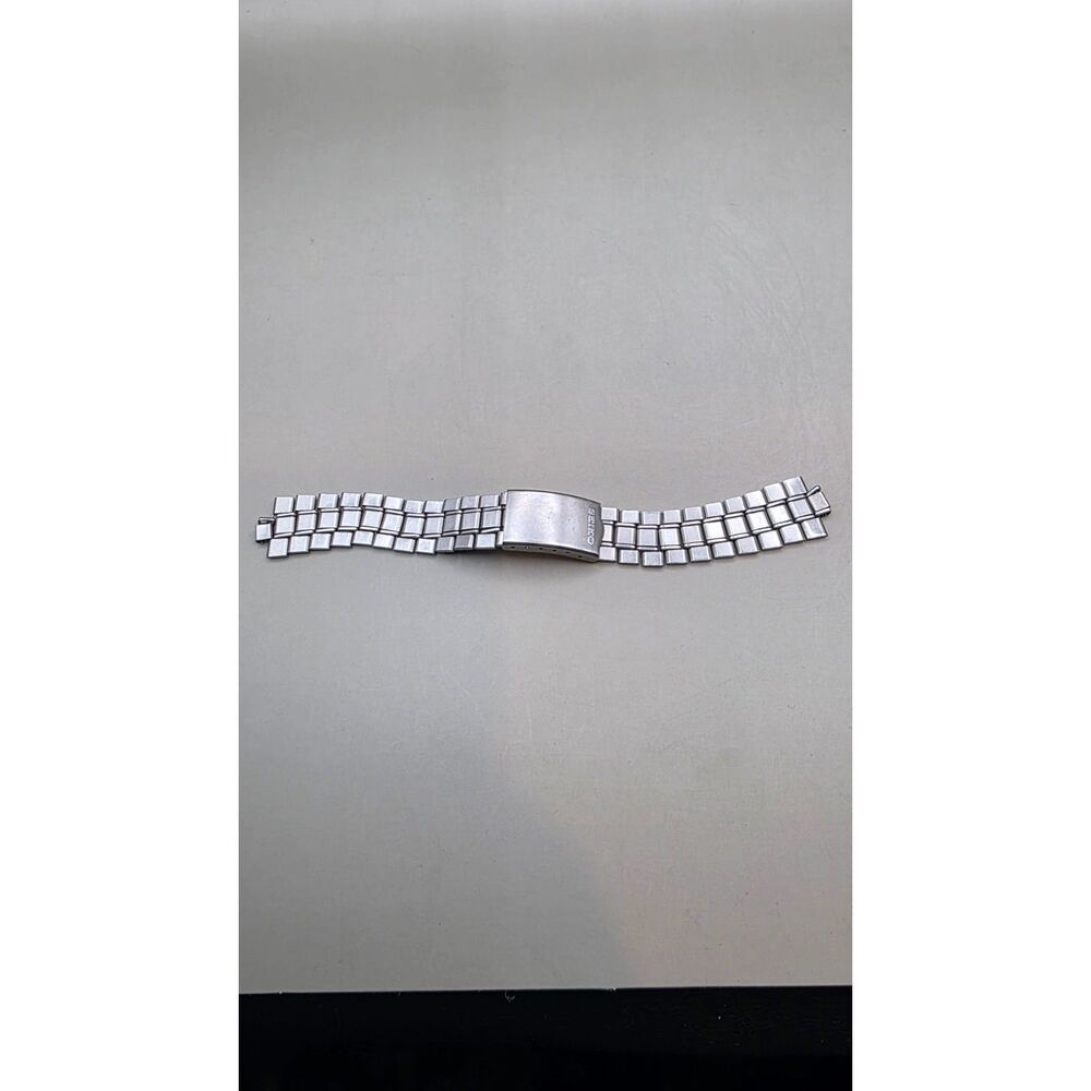 Genuine Seiko Stainless Steel Watch Bracelet Band Replacement Silver Tone Parts